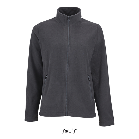SOL'S NORMAN WOMEN - PLAIN FLEECE JACKET - Charcoal Grey - colorimageurl