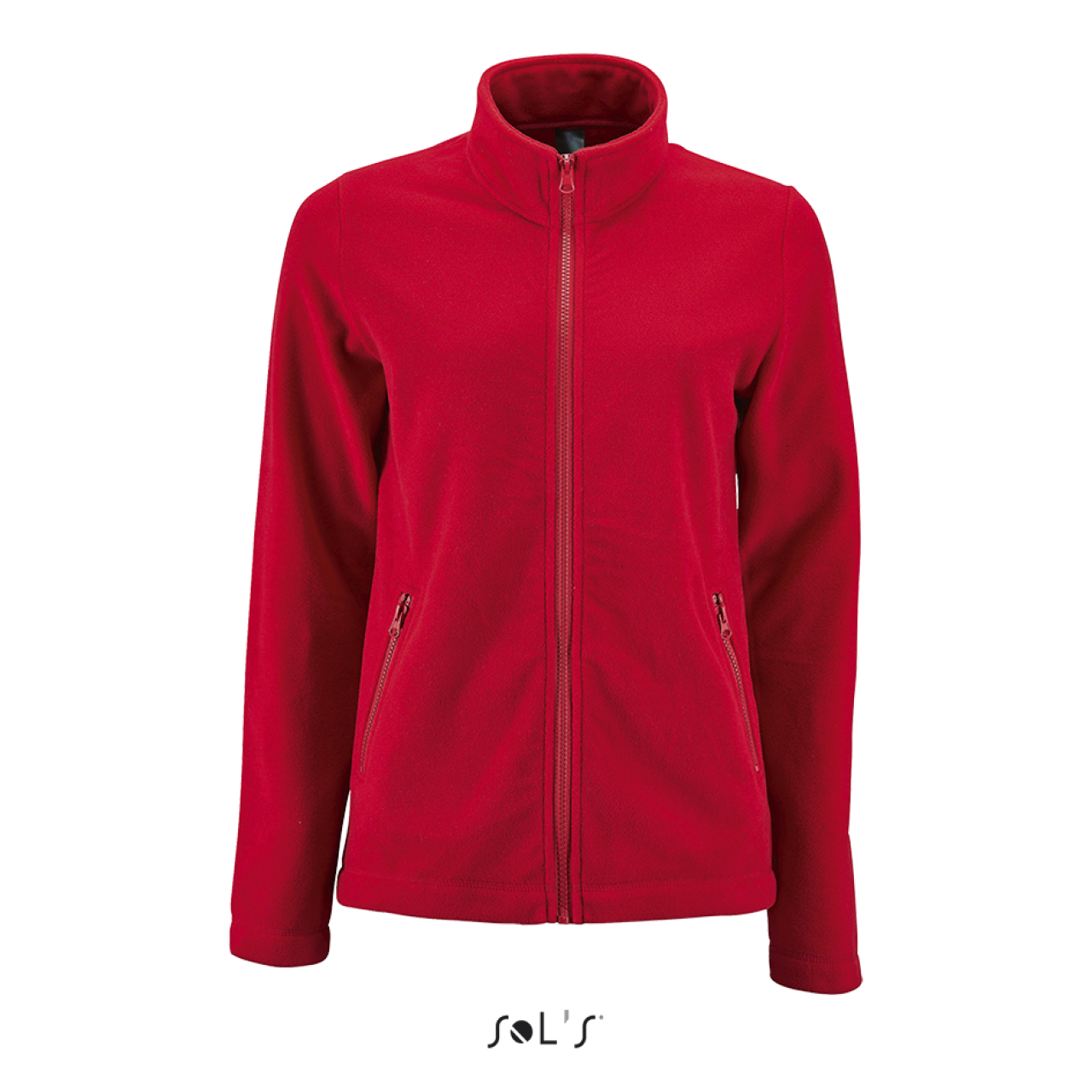 SOL'S NORMAN WOMEN - PLAIN FLEECE JACKET - Red - colorimageurl