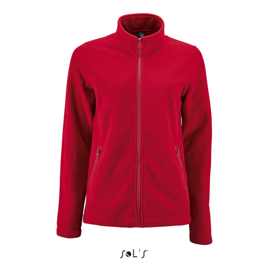 SOL'S NORMAN WOMEN - PLAIN FLEECE JACKET - Red - colorimageurl
