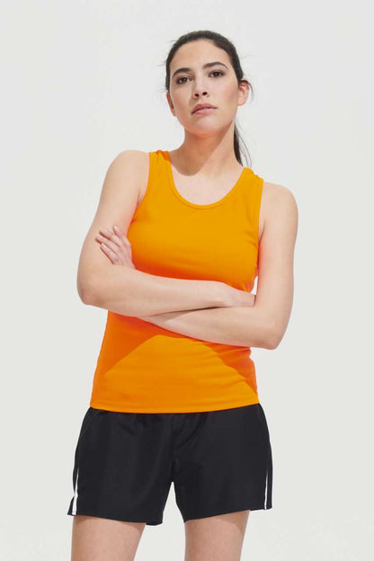 SOL'S SPORTY TT WOMEN - SPORTS TANK TOP - White - modelimageurl