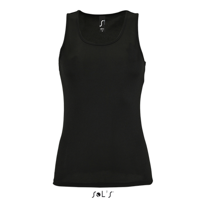 SOL'S SPORTY TT WOMEN - SPORTS TANK TOP - Black - colorimageurl