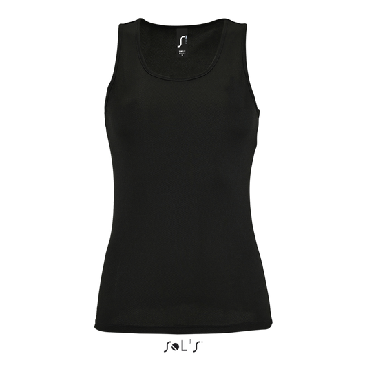 SOL'S SPORTY TT WOMEN - SPORTS TANK TOP - Black - colorimageurl