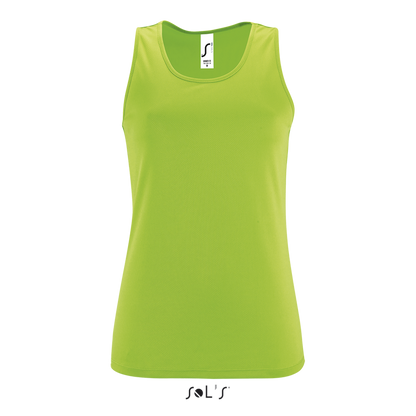 SOL'S SPORTY TT WOMEN - SPORTS TANK TOP - Neon Green - colorimageurl