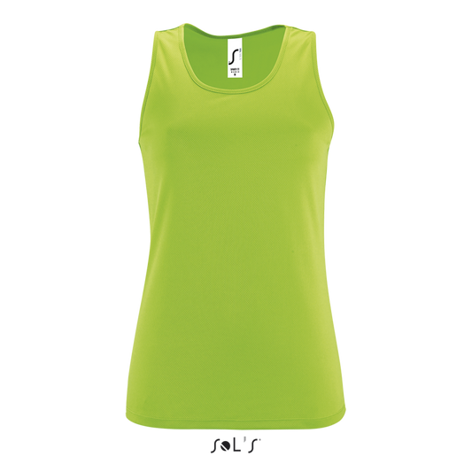 SOL'S SPORTY TT WOMEN - SPORTS TANK TOP - Neon Green - colorimageurl