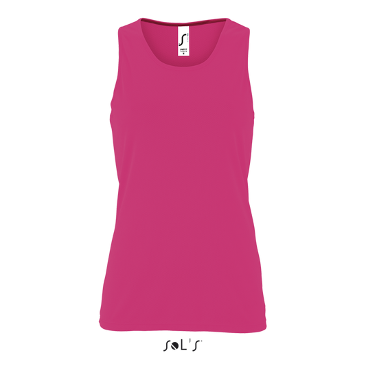 SOL'S SPORTY TT WOMEN - SPORTS TANK TOP - Neon Pink 2 - colorimageurl