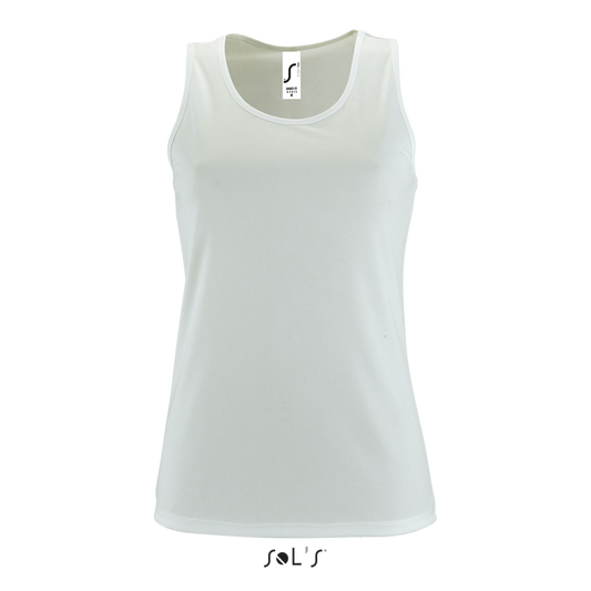 SOL'S SPORTY TT WOMEN - SPORTS TANK TOP - White - colorimageurl