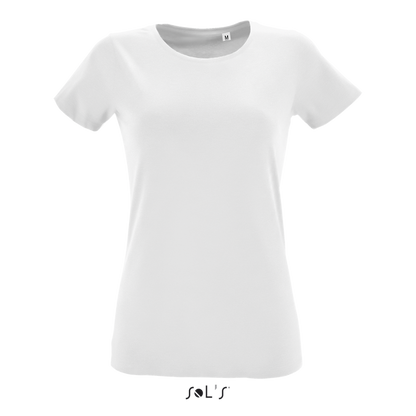 SOL'S REGENT FIT WOMEN ROUND COLLAR FITTED T-SHIRT - White - colorimageurl