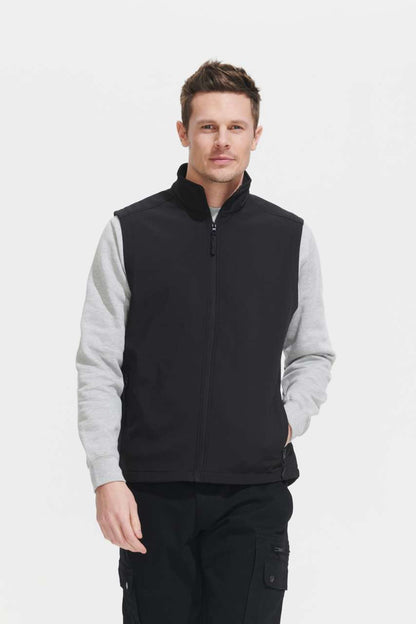 SOL'S RACE BW MEN - SOFTSHELL BODYWARMER - Black - modelimageurl