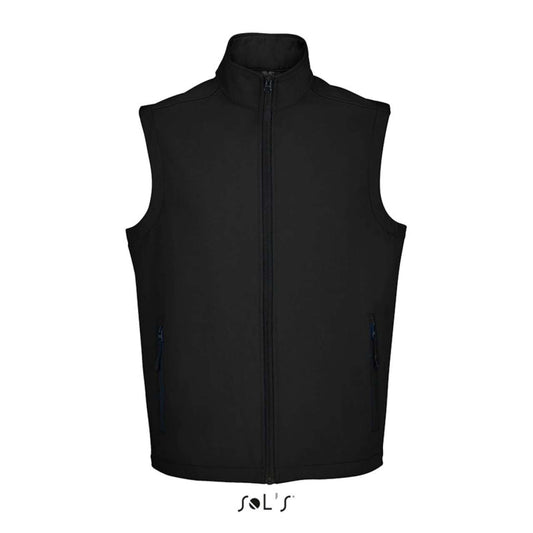 SOL'S RACE BW MEN - SOFTSHELL BODYWARMER - Black - colorimageurl