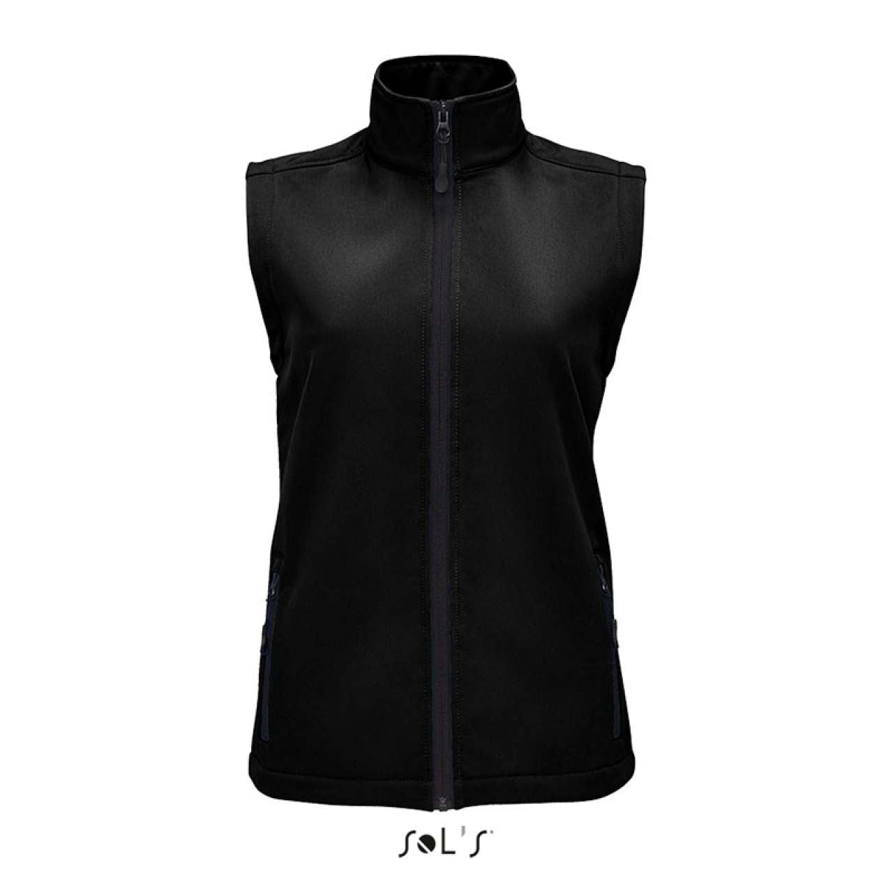 SOL'S RACE BW WOMEN - SOFTSHELL BODYWARMER - Black - colorimageurl