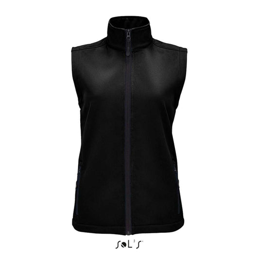 SOL'S RACE BW WOMEN - SOFTSHELL BODYWARMER - Black - colorimageurl