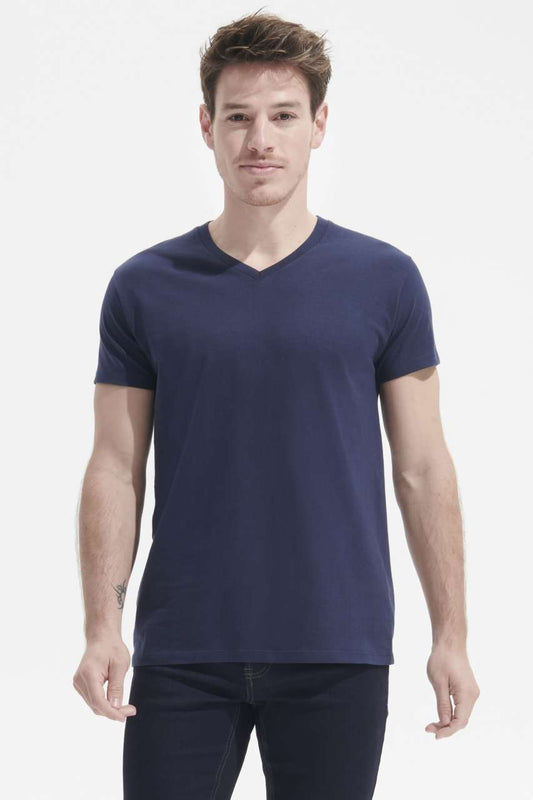 SOL'S  IMPERIAL  V MEN - V-NECK T-SHIRT - French Navy - modelimageurl