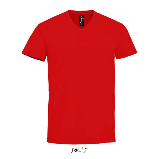 SOL'S  IMPERIAL  V MEN - V-NECK T-SHIRT - Red - colorimageurl