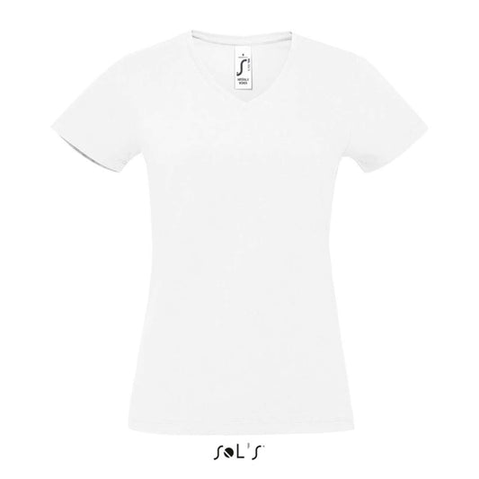 SOL'S  IMPERIAL  V WOMEN - V-NECK T-SHIRT - White - colorimageurl