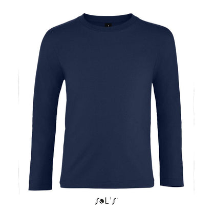SOL'S  IMPERIAL  LSL KIDS' - LONG SLEEVE T-SHIRT - French Navy - colorimageurl