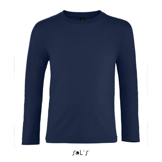 SOL'S  IMPERIAL  LSL KIDS' - LONG SLEEVE T-SHIRT - French Navy - colorimageurl