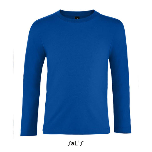 SOL'S  IMPERIAL  LSL KIDS' - LONG SLEEVE T-SHIRT - Royal Blue - colorimageurl