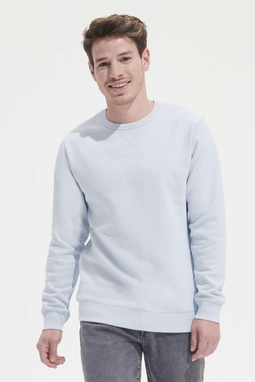 SOL'S SULLY - MEN’S ROUND-NECK SWEATSHIRT - Black - modelimageurl