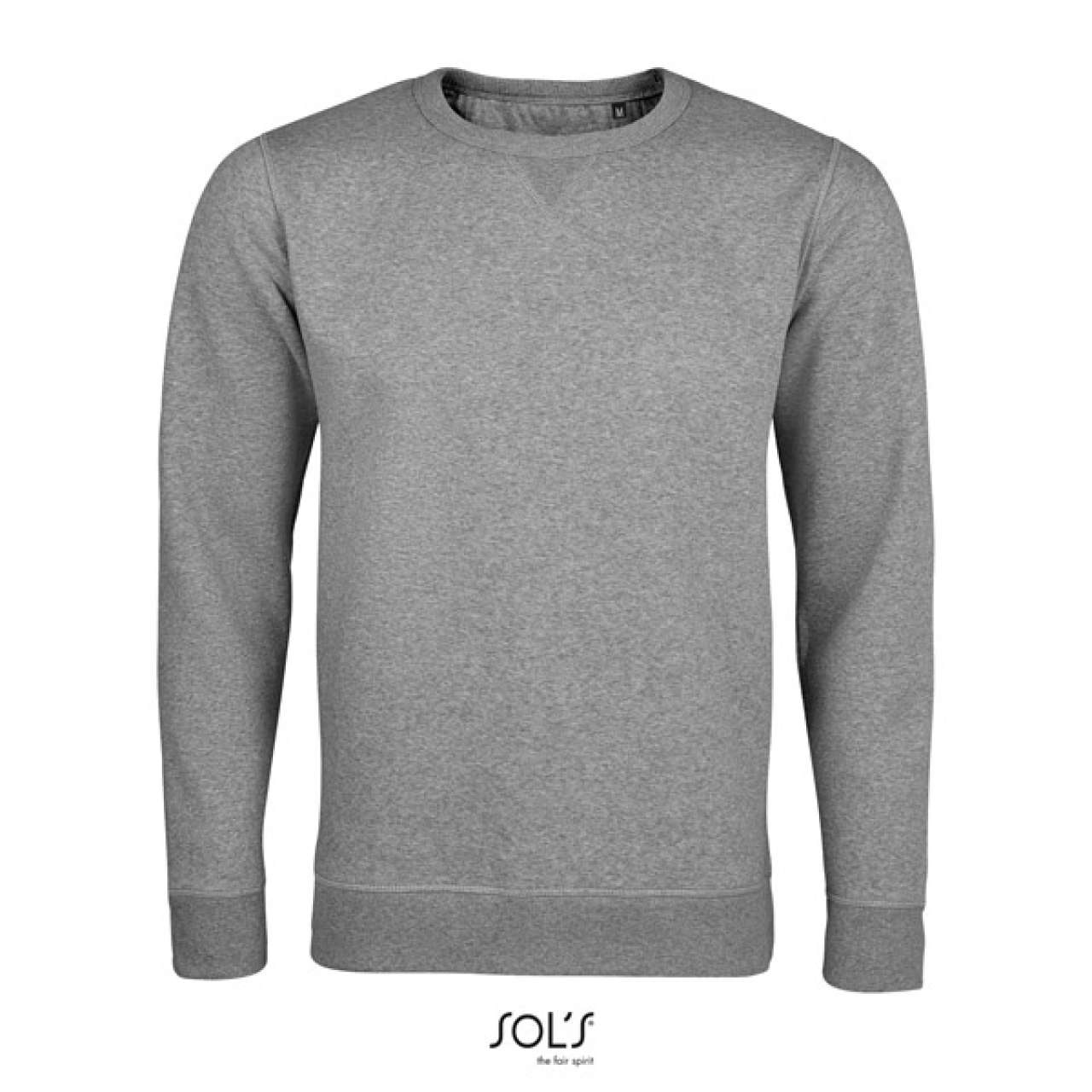 SOL'S SULLY - MEN’S ROUND-NECK SWEATSHIRT - Grey Melange - colorimageurl