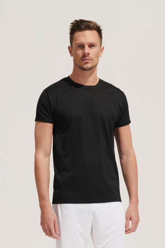 SOL'S SPRINT - UNISEX SPORT T-SHIRT - Black - modelimageurl