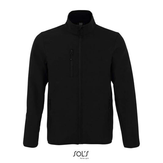 SOL'S RADIAN MEN - SOFTSHELL ZIP JACKET - Black - colorimageurl
