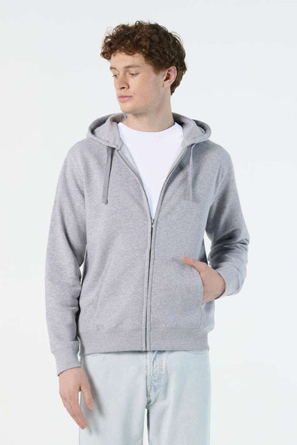 SOL'S SPIKE MEN - ZIP HOODIE - Black - modelimageurl