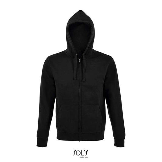 SOL'S SPIKE MEN - ZIP HOODIE - Black - colorimageurl