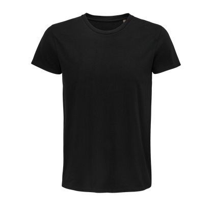 SOL'S PIONEER MEN - ROUND-NECK FITTED JERSEY T-SHIRT - Deep Black - colorimageurl