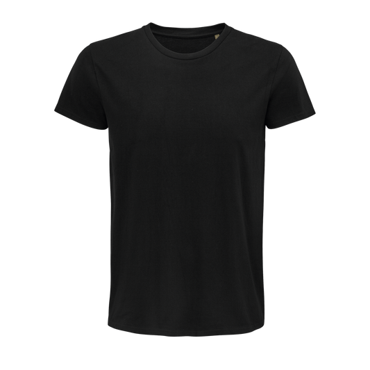 SOL'S PIONEER MEN - ROUND-NECK FITTED JERSEY T-SHIRT - Deep Black - colorimageurl