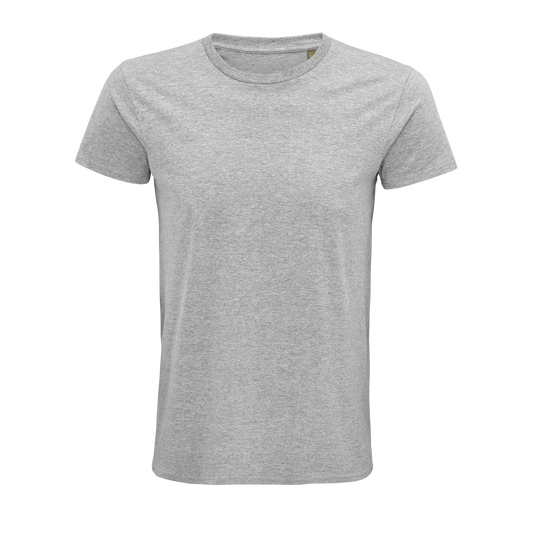 SOL'S PIONEER MEN - ROUND-NECK FITTED JERSEY T-SHIRT - Grey Melange - colorimageurl