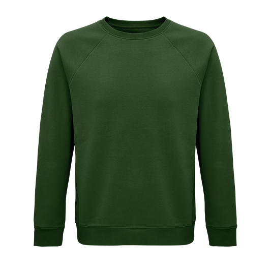 SOL'S SPACE - UNISEX ROUND-NECK SWEATSHIRT - Bottle Green - colorimageurl