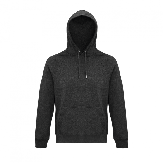 SOL'S STELLAR - UNISEX HOODED SWEATSHIRT - Charcoal Melange - colorimageurl