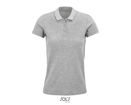 SOL'S PLANET WOMEN - POLO SHIRT - Grey Melange - colorimageurl