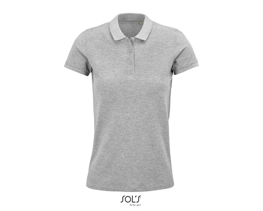 SOL'S PLANET WOMEN - POLO SHIRT - Grey Melange - colorimageurl