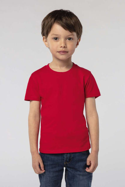 SOL'S PIONEER - KIDS’ ROUND-NECK FITTED JERSEY T-SHIRT - Deep Black - Model