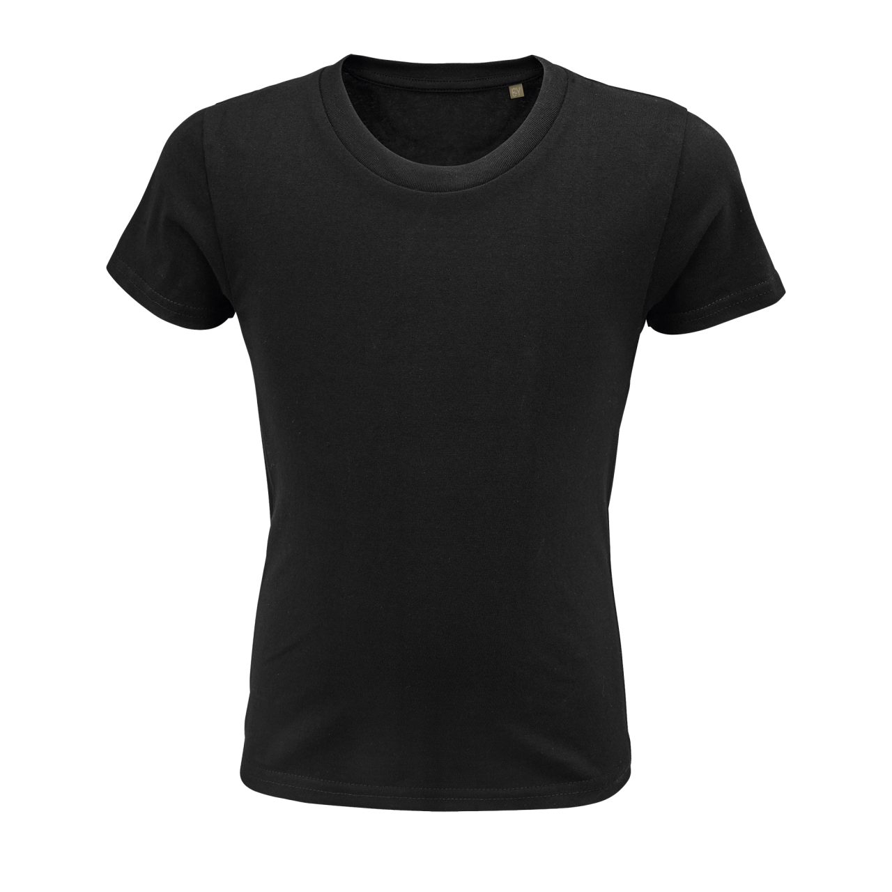 SOL'S PIONEER - KIDS’ ROUND-NECK FITTED JERSEY T-SHIRT - Deep Black - Main