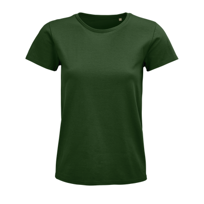 SOL'S PIONEER WOMEN - ROUND-NECK FITTED JERSEY T-SHIRT - Bottle Green - Main