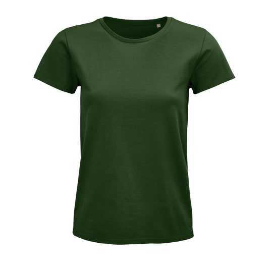 SOL'S PIONEER WOMEN - ROUND-NECK FITTED JERSEY T-SHIRT - Bottle Green - Main