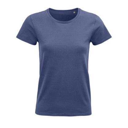 SOL'S PIONEER WOMEN - ROUND-NECK FITTED JERSEY T-SHIRT - Denim - colorimageurl