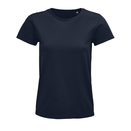 SOL'S PIONEER WOMEN - ROUND-NECK FITTED JERSEY T-SHIRT - French Navy - Main