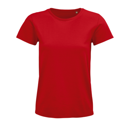 SOL'S PIONEER WOMEN - ROUND-NECK FITTED JERSEY T-SHIRT - Red - Main