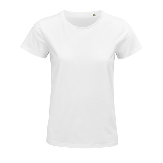 SOL'S PIONEER WOMEN - ROUND-NECK FITTED JERSEY T-SHIRT - White - colorimageurl