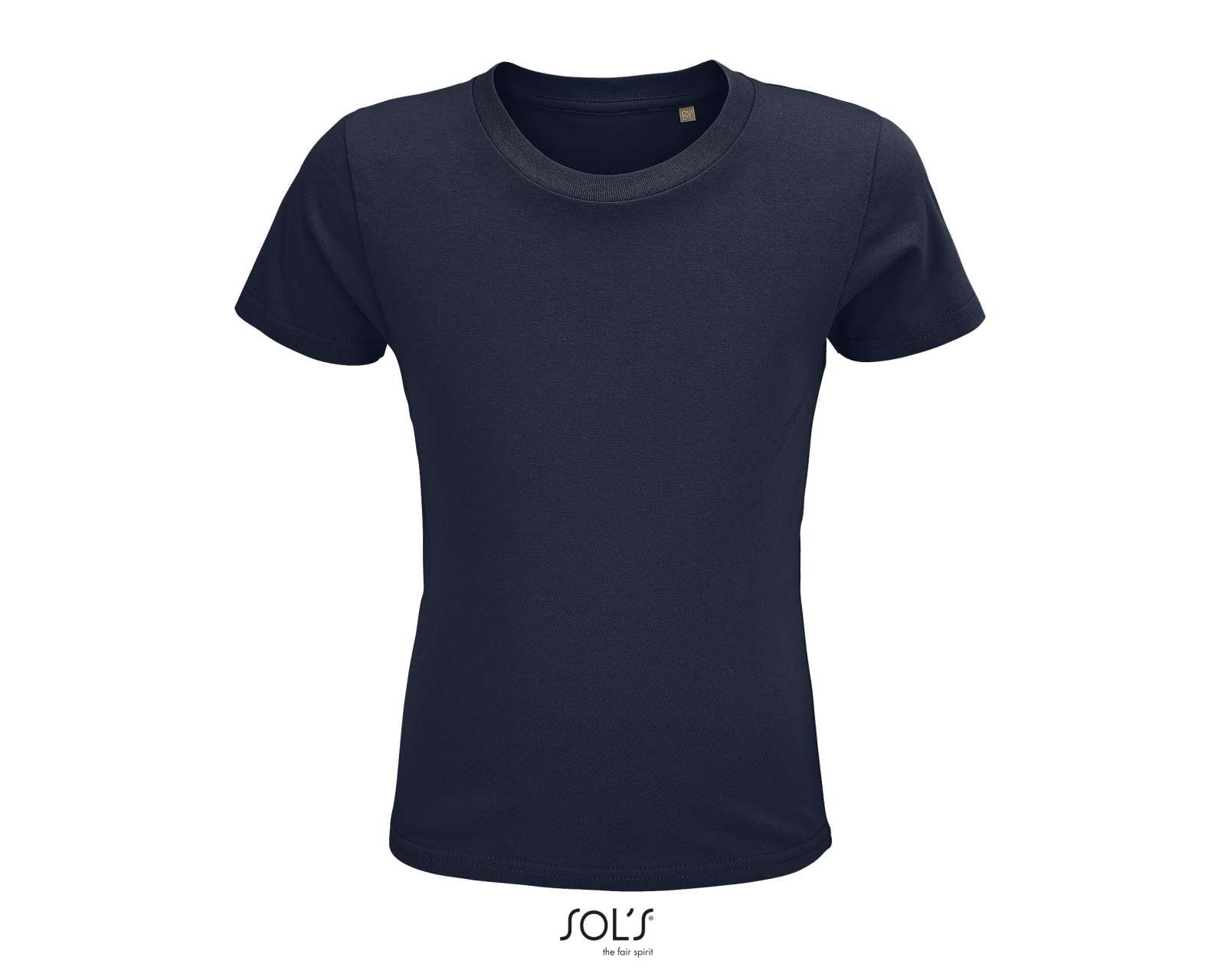 SOL'S CRUSADER KIDS' - ROUND-NECK FITTED JERSEY T-SHIRT - French Navy - colorimageurl