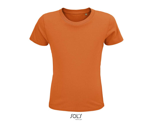 SOL'S CRUSADER KIDS' - ROUND-NECK FITTED JERSEY T-SHIRT - Orange - colorimageurl