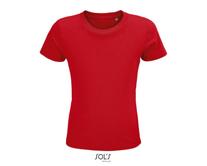 SOL'S CRUSADER KIDS' - ROUND-NECK FITTED JERSEY T-SHIRT - Red - colorimageurl