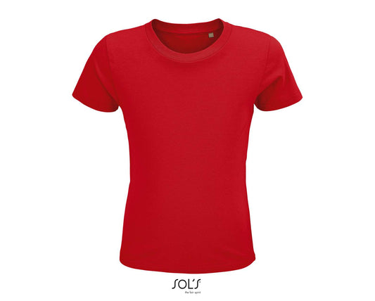 SOL'S CRUSADER KIDS' - ROUND-NECK FITTED JERSEY T-SHIRT - Red - colorimageurl