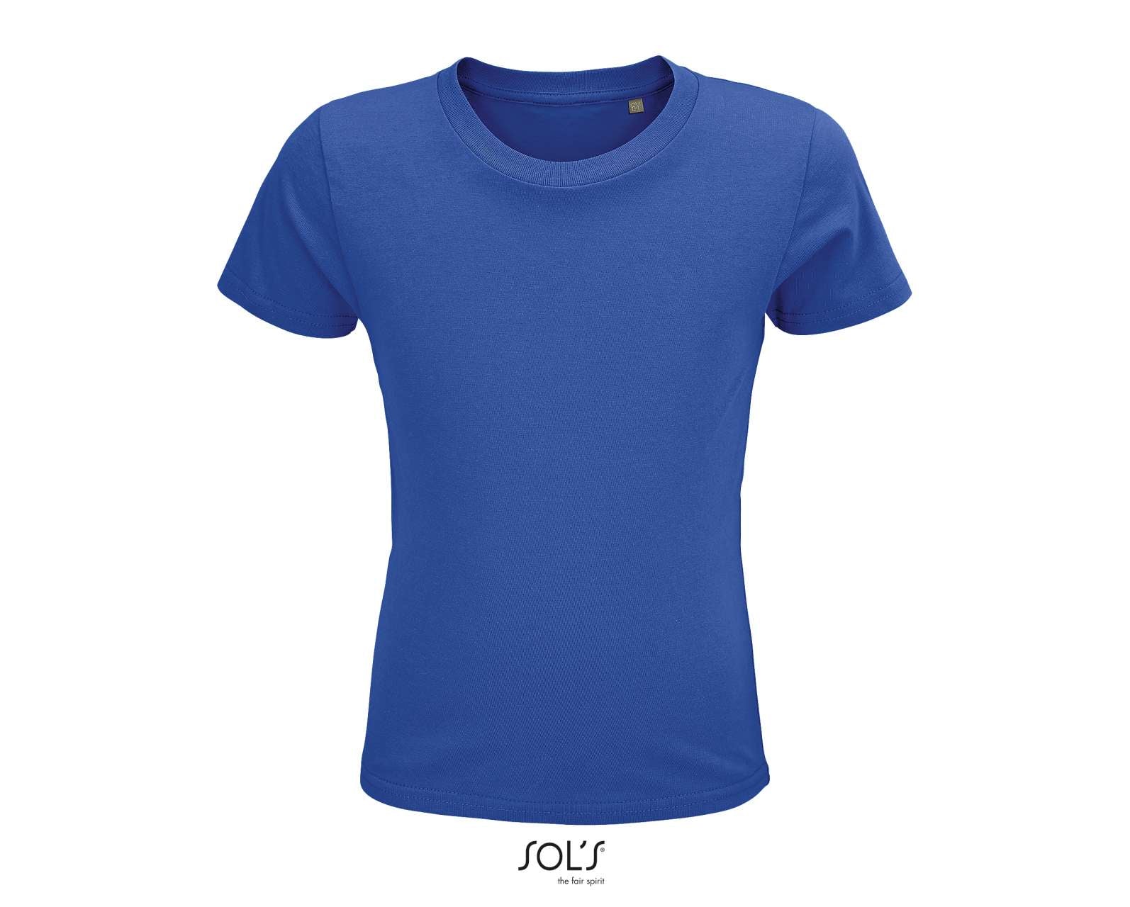 SOL'S CRUSADER KIDS' - ROUND-NECK FITTED JERSEY T-SHIRT - Royal Blue - colorimageurl
