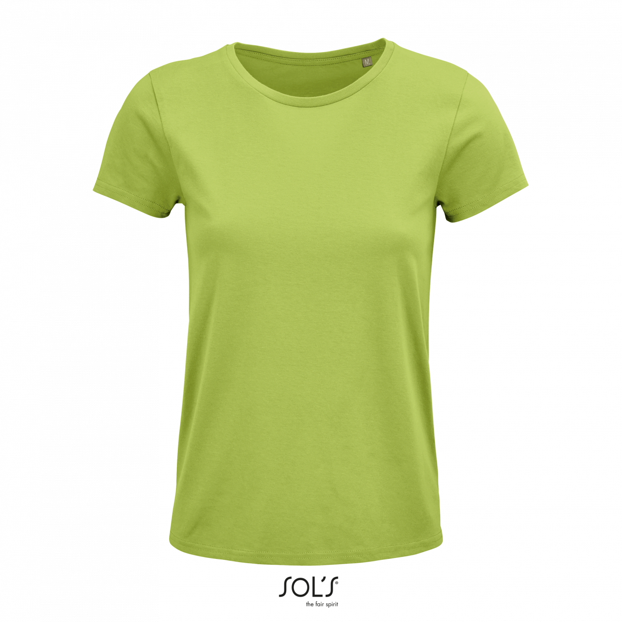 SOL'S CRUSADER WOMEN - ROUND-NECK FITTED JERSEY T-SHIRT - Apple Green - colorimageurl