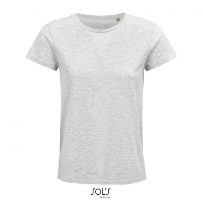 SOL'S CRUSADER WOMEN - ROUND-NECK FITTED JERSEY T-SHIRT - Ash - colorimageurl