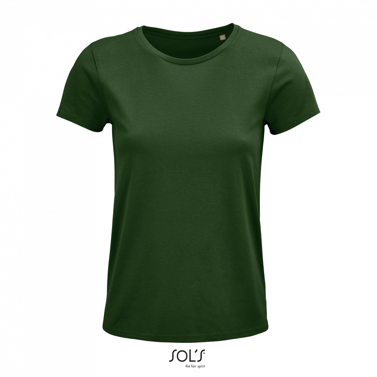 SOL'S CRUSADER WOMEN - ROUND-NECK FITTED JERSEY T-SHIRT - Bottle Green - colorimageurl